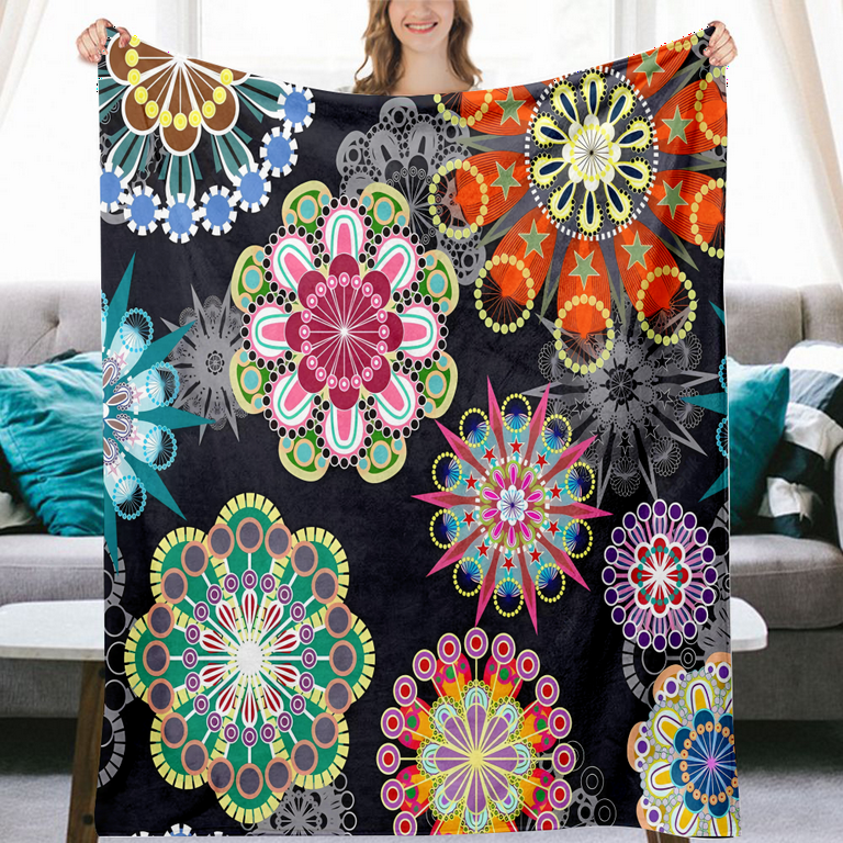Colorful sofa clearance throws