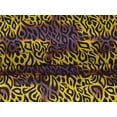 thumbnail image 4 of oneOone Velvet Yellow Fabric Animal Skin Diy Clothing Quilting Fabric Print Fabric By Yard 58 Inch Wide-K2W, 4 of 5