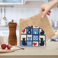 thumbnail image 2 of Yayeee Napkin Holder for Table Kitchen Paper Tissue Organization, Black Cats and Hearts, 2 of 8