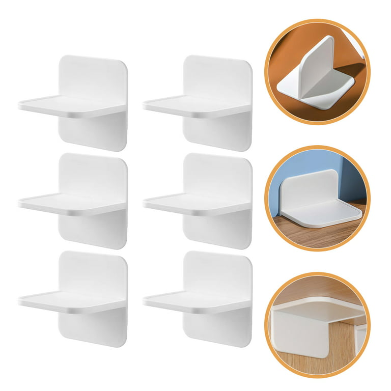 Regular Self-adhesive Shelves Support Hangstick (6Pcs)
