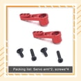 thumbnail image 4 of Brazos de servo Bewildely 2 piezas Metal Rojo, 4 of 6