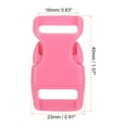 thumbnail image 2 of Uxcell Plastic Buckles 8 Pack Quick Side Release Clips Peach 16mm, 2 of 6