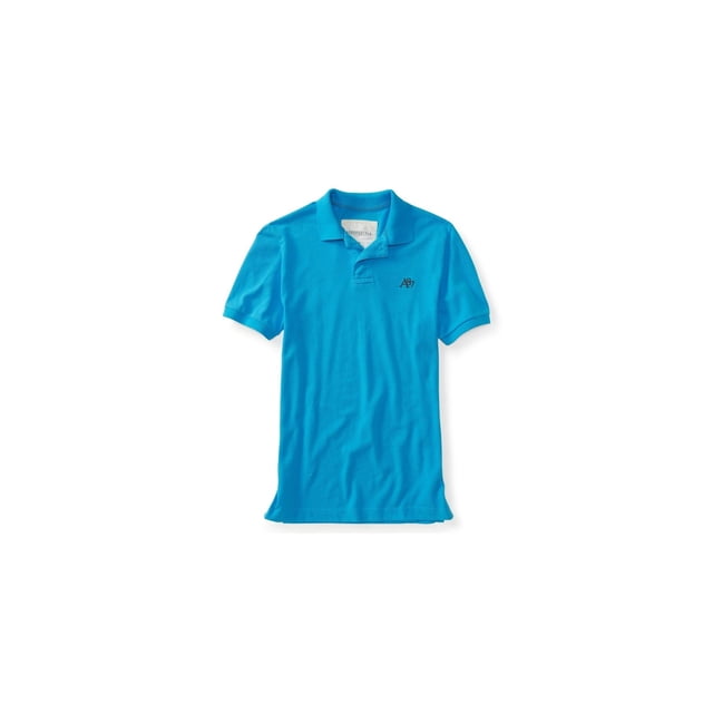 Aeropostale - Polo de rugby para hombre A87 SS, azul, grande Aeropostale polo, rugbi