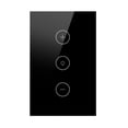 thumbnail image 2 of Interruptor de atenuación de inteligent Interruptor de luz inteligente WiFi de 2.4G, Sistema de hogar inteligente Interruptor de atenuación de Negro, 2 of 8