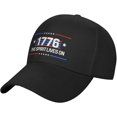 thumbnail image 1 of 1776 The Spirit Lives On Hats Patriotic Baseball Cap, 1 of 7