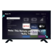 OEM Replacement Remote Control Compatible with All Hisense Roku TV Smart 4K Ultra HDTV 【Only Works with Hisense Roku TV, Not for Roku Stick and Roku Box】 (Netflix/Disney Plus/Apple TV+ / HBO Max)