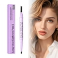 thumbnail image 5 of Eyebrow Pencil, Double-Ended Feather Edge Brow Pencil with Spoolie, Precision Definer for Natural Hair-Like Strokes, Easy Shape, Fill & Blend Eyebrow Makeup, 5 of 7