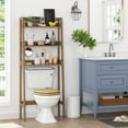 thumbnail image 5 of UTEX 3-Shelf Bathroom Organizer Over The Toilet, Bathroom Space saver, Bathroom Shelf, Wood Grain, 5 of 7