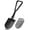 Black, variant on REDCAMP Military Folding Handle Shovel, Entrenching Survival tool camping shovel with cover