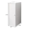 thumbnail image 4 of PVC Furniture Narrow Bathroom Toilet Cabinet，Bathroom Storage Organizer Rack Stand, 4 of 5