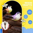 thumbnail image 3 of KGOTA 12pcs Feather Foam Birds Mini Artificial Foam Bird for DIY Crafts (Huichol), 3 of 9