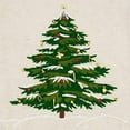 thumbnail image 3 of Fennco Styles Embroidered Christmas Tree 100% Cotton Decorative Throw Pillow 18" W x 18" L – Natural Holiday Cushion for Christmas, Home, Couch, Bedroom, Living Room and Office, 3 of 6