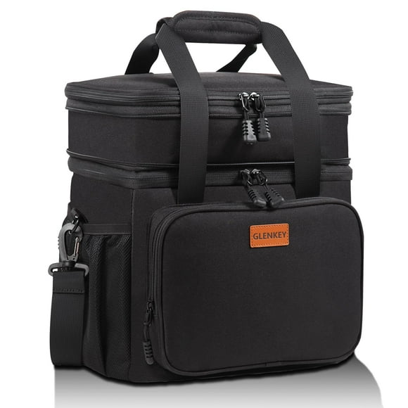 Lonchera GLENKEY Expandible Extra Grande 22L Aislada Negra