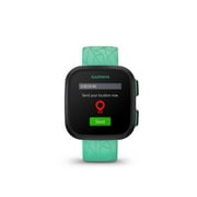 Garmin Bounce™, Kids Smartwatch, Two-Way Text and Voice Messaging, Location Tracking, Green Burst