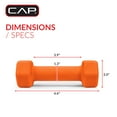 thumbnail image 4 of CAP, 3lb Neoprene Dumbbell, Orange, Single, 4 of 7
