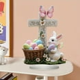 thumbnail image 5 of Easter RabbitEggs Decorations Spring Easter Centerpieces Tiered Tray Decor 2D Flat Acrylic BunnyEgg FlowerButterfly Figurines Table Ornament for Farmhouse Home Kitchen Easter Party,Birthday Gifts, 5 of 9