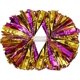 thumbnail image 1 of Juego de 2 láminas metálicas de plástico para porristas con asa para equipos deportivos, fiestas de baile, fútbol, ​​baloncesto, clubes, deportes espirituales, escenario, 1 of 9
