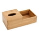 thumbnail image 2 of Caja de pañuelos de bambú, organizador de servilletas, decoración del hogar, práctica caja de papel creativa para oficina, baño, encimera, mesita de, 2 of 9