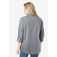 thumbnail image 2 of Woman Within Plus Size Perfect Three Quarter Sleeve Shirt, 2 of 6