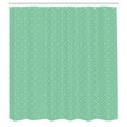thumbnail image 3 of Ambesonne Abstract Shower Curtain, Retro Style Garden Pattern, 69"Wx75"L, Sea Green Pale Yellow, 3 of 5