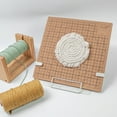 thumbnail image 3 of MacRame Project Stand, Anti -Slip MacRame Board Metal de Corcho para la Fabricación de Pulseras, 3 of 7