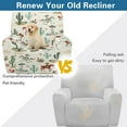 thumbnail image 5 of Renewold Western Cowboy Cactus Cute Oversized Recliner Cover Stay in Place Lazy Boy Recliner Chair Cover 4 Pieces Washable Reclining Seat Cover for Home Living Room Decoration, 5 of 8
