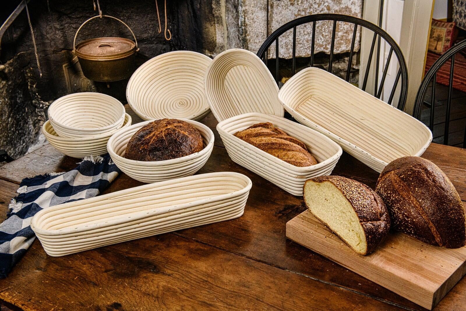 Frieling Sourdough Proofing Basket Rectangular Brown 17 x 4 Inch