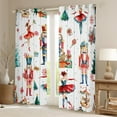thumbnail image 2 of Feelyou Christmas Nutcracker Blackout Curtains Set of 2 (52x84 Each) for Kid, Princess Fairy Tale Window Curtains, Winter Festival Curtains and Drapes, Window Curtains Room Decor, 2 of 6