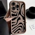 thumbnail image 3 of Fashion Zebra Stripes Lattice Pattern Silicone Case For iPhone 15 14 13 16 12 11 Pro Max XS X XR 7 8 Plus SE 2 Shockproof Cover tzw, 3 of 7