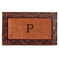 thumbnail image 1 of Home & More 10003BRNZP Prestige Bronze Monogram Doormat (Letter P), 1 of 1