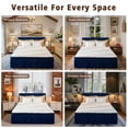 thumbnail image 4 of Ovios Boneless Beds Furniture, Queen Bed Frame with Mattress and Headboard Set, 16.7" Plush Corduroy Cloud Bed, Medium Firm, No Assembly, Blue, 4 of 13