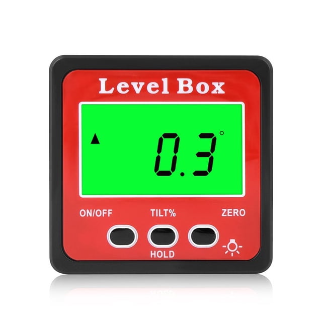 Angle Protractor Inclinometer Level Meter 90 Degree Ruler Gauge Digital Display Goniometer Measuring Tool