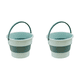 thumbnail image 1 of Cubo Almacenamiento Portátil Plegable 17L para Viajes en Casa (ligero) Verde, 1 of 4