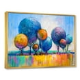 thumbnail image 3 of Designart 'Autumn Colorful Fantasy Trees IV' Modern Framed Canvas Wall Art Print, 3 of 5