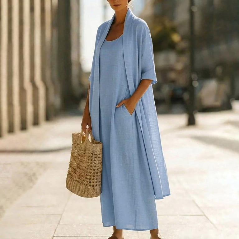 cardigans with maxi dresses 24 Best Knitted Cardigan Dresses for 2024