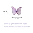 thumbnail image 2 of EverydayNest Edible Butterflies,48 Pcs Wafer Paper Cake Decorations for Cupcakes Desserts and Pastry,Colorful Food Safe Toppers for Wedding Birthday Party,1.8in, 2 of 3