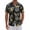 Black Palm, variant on Mens Hawaiian Shirts Tops Short Sleeve Floral Button Down Beach Shirt Vintage Tropical Palm Summer Lightweight Blouses Male