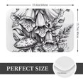 thumbnail image 2 of Logiee Monochrome Botanical Illustration Print Welcome Mats for Entryway,Door Mat for Front Door,Entry Mat,Doormat for Garden, Garage, Patio, Home, Porch Decor, 2 of 7