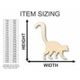 thumbnail image 2 of Unfinished Wood Lemur Shape - Animal - Craft - up to 46" DIY 20" / 1/8", 2 of 3