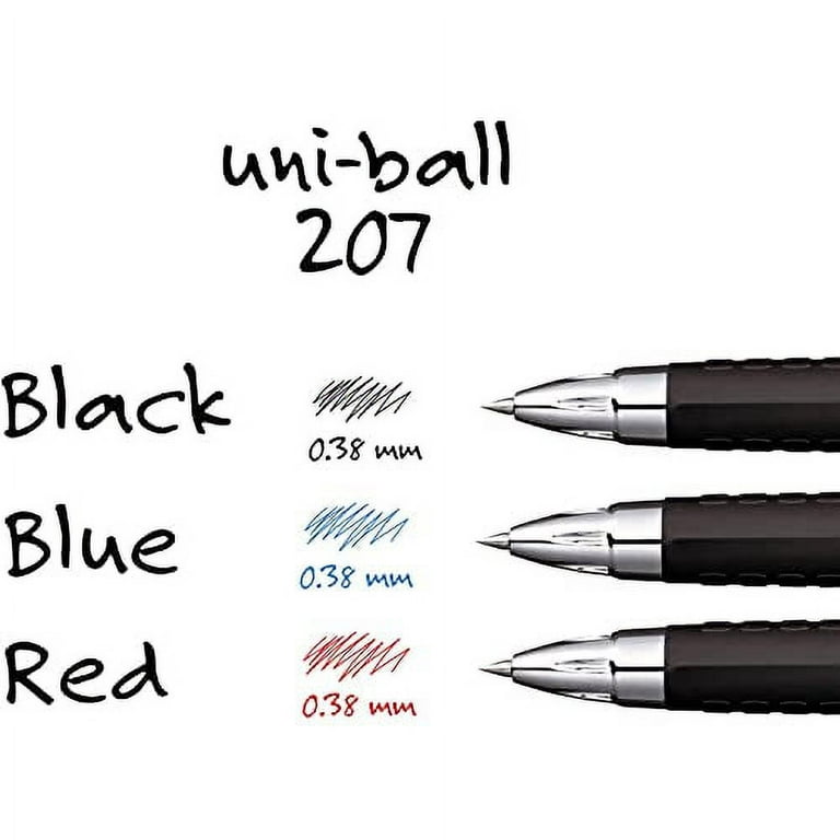 KERIFI Black Ballpoint Gel Pens for Note Taking, Rebound Tip Design,  Retractable Ball Point Ink Pen, Fine Point Smooth Writing Pens for  Journaling