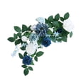 thumbnail image 3 of simhoa Chair Back Artificial Flower Artificial Floral Swag for Ceremony Chair Party blue, 3 of 8