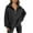 Black, variant on Up to 30% off Women's Oversized Sweatshirts Quarter Half Zip Hoodies Long Sleeve Pullover Tops Fall Teen Girl Trendy Clothes