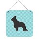 thumbnail image 1 of Caroline's Treasures Briard Tablero de ajedrez azul para colgar en la pared o en la puerta BB3726DS66, 6 x 6, multicolor Caroline's Treasures BB3726DS66, 1 of 1