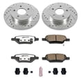 thumbnail image 3 of PowerStop Front Z26 Street Warrior Carbon-Fiber Ceramic Brake Pad and Drilled and Slotted Rotor Kit Fits: CHEVROLET PONTIAC Select Models K1617-26, 3 of 9