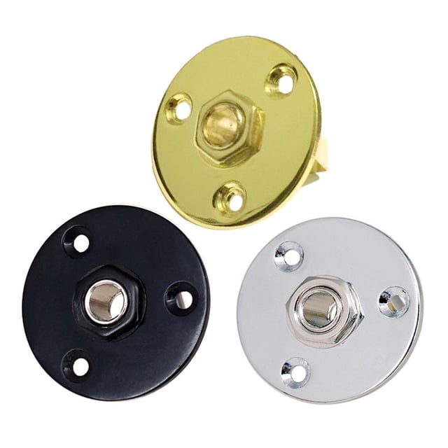 3pcs '' licencia forma forma l Enchufe De Salida De Guitarra Para s Piezas De Guitarra Eléctrica Gloria Placa de salida de guitarra