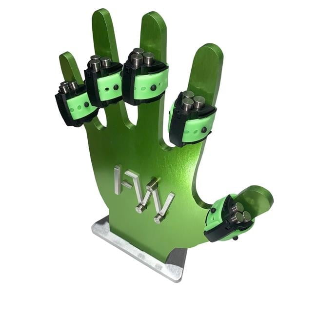 FingerWeights FW05BK 5-Finger Exercisers Set, Black