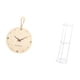 thumbnail image 5 of 1 reloj de pared, reloj de pared decorativo, reloj de pared de madera para sala de estar, reloj colgante de pared, decoración moderna, mesa auxiliar r, 5 of 8