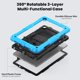 thumbnail image 3 of Samsung Galaxy Tab A9+/A9 Plus Funda Protectora, Soporte Giratorio de 360 ° (Azul Claro), 3 of 9