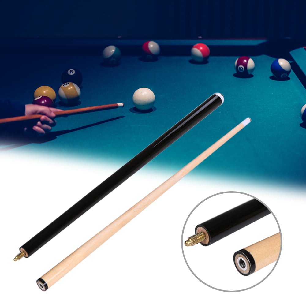 Pool Snooker Billiard Cue Sleeve Case Black/Clear Soft for 2 pce Cue CLEARANCE 