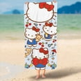 thumbnail image 2 of Sanrio Hello Kitty-toallas de microfibra de secado rápido para hombres y mujeres, grandes, suaves, respetuosas con la piel, lindas, para playa, baño, ducha para niños y niñas, 2 of 6